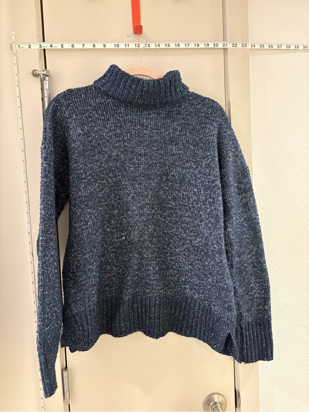 GAP Women's Dark Denim Blue Turtleneck Sweater